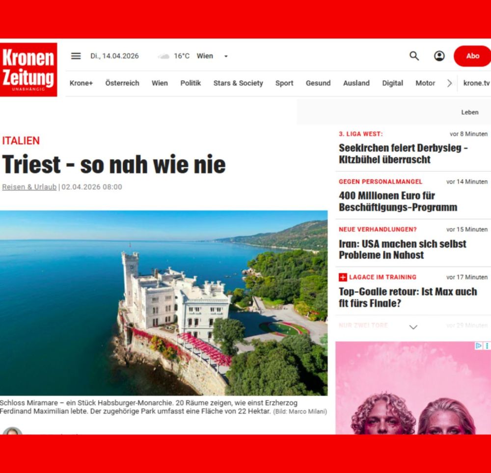 Triest, so nah wie nie - Kronen Zeitung